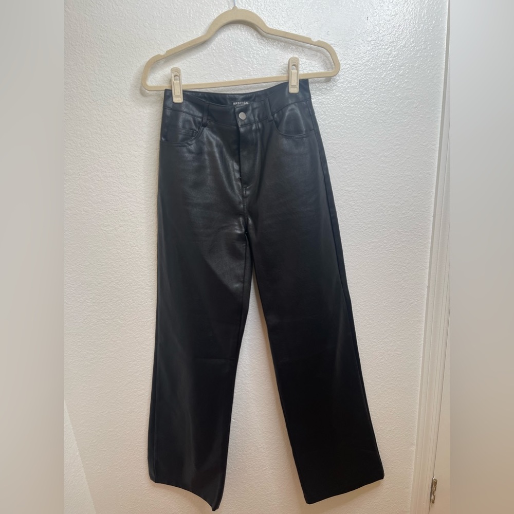 Nasty Gal Collection  Women’s Pants PU Leather - Picture 8 of 9